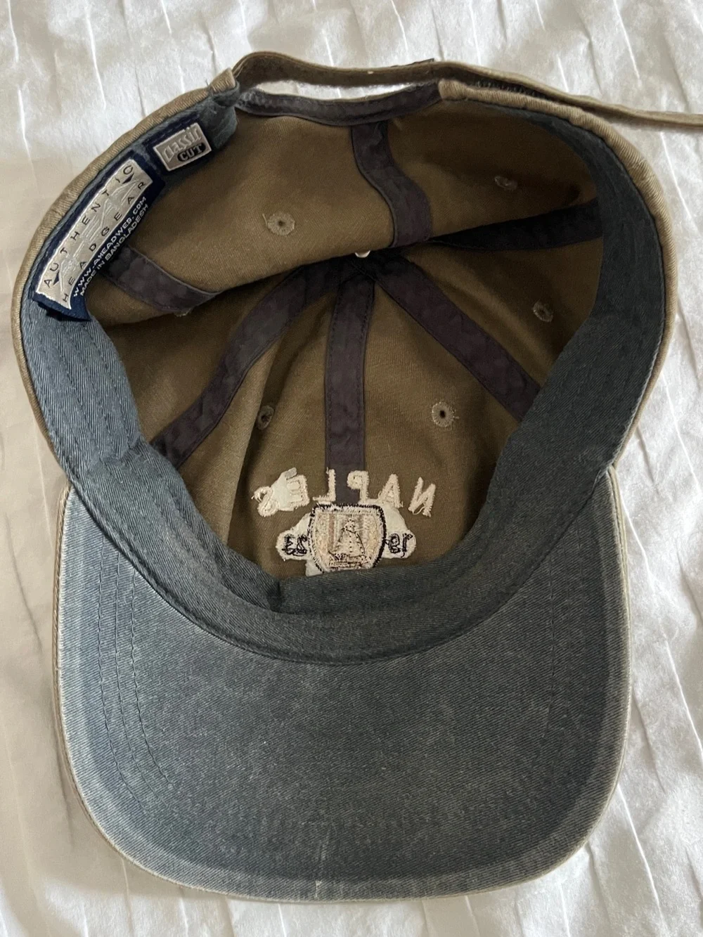 ⛵ Naples FL Tan Classic Baseball Cap | Adjustable Coastal Vacation Hat